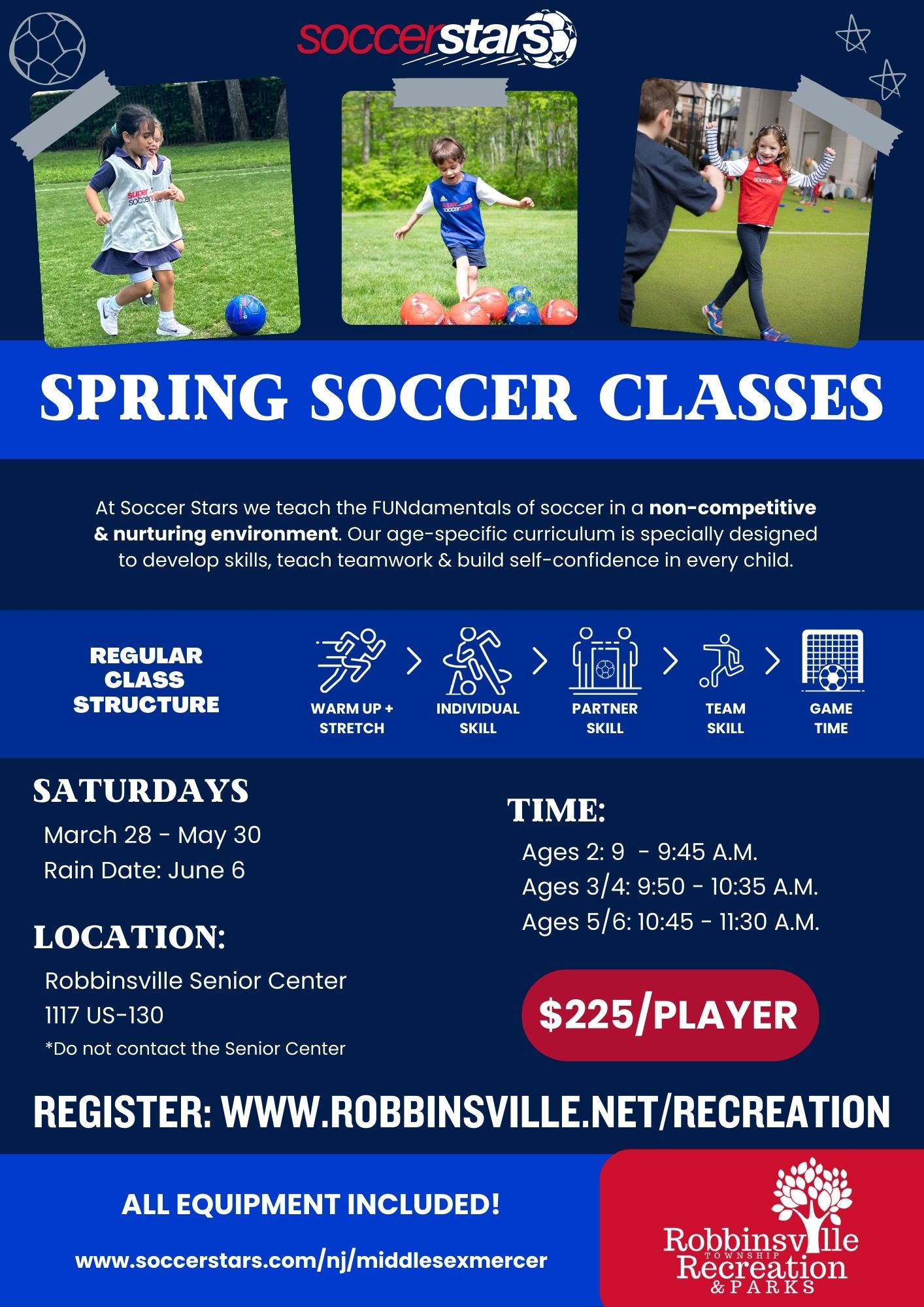 2026 Spring Soccer Flyer